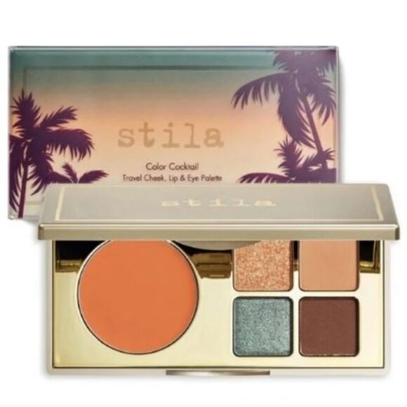 Stila Color Cocktail Travel Cheek, Lip & Eye Palette, 1 oz. - NIB SEALED - Picture 1 of 3
